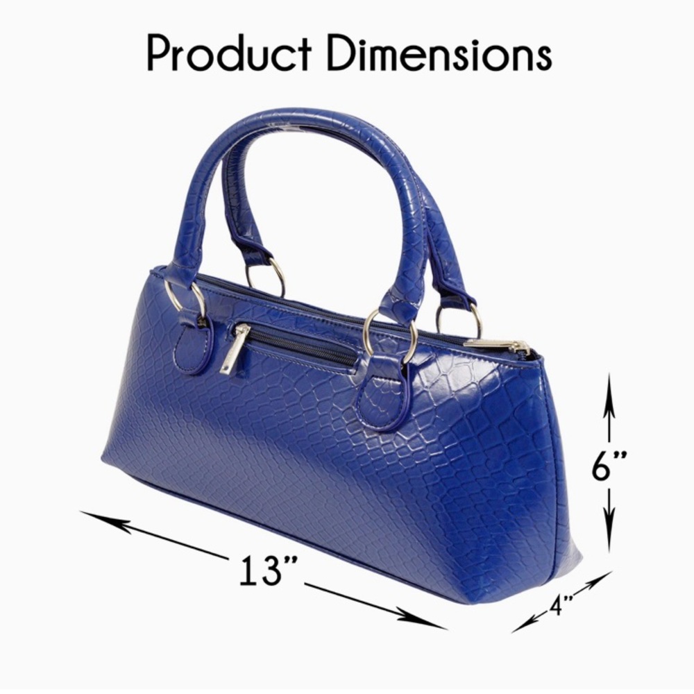 New Primeware Blue Burmese Insulated Wine Clutch